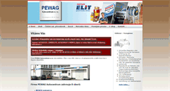 Desktop Screenshot of pewag-autocentrum.cz