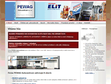Tablet Screenshot of pewag-autocentrum.cz